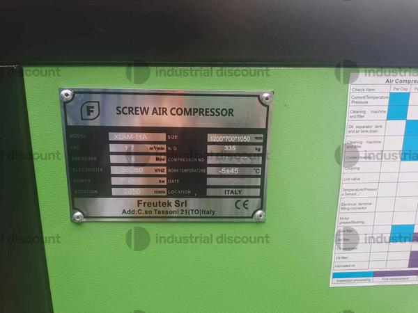 11#9851 FREUTEK JUB0002 Compressore a vite in vendita - foto 4