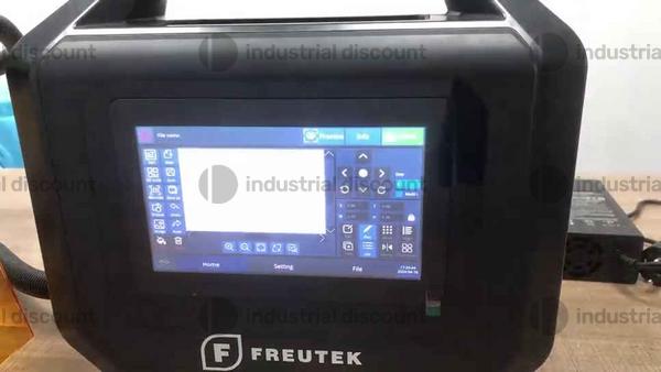 12#9851 FREUTEK LMM0020 Marcatrice laser fibra portatile 20 W con batteria in vendita - foto 2