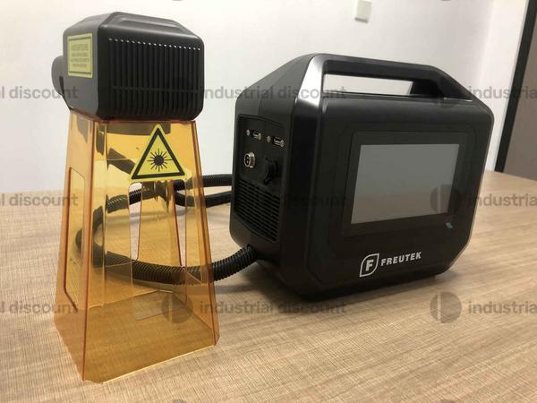 12#9851 FREUTEK LMM0020 Marcatrice laser fibra portatile 20 W con batteria in vendita - foto 5