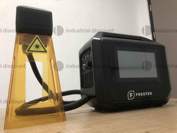 12#9851 FREUTEK LMM0020 Marcatrice laser fibra portatile 20 W con batteria in vendita - foto 17
