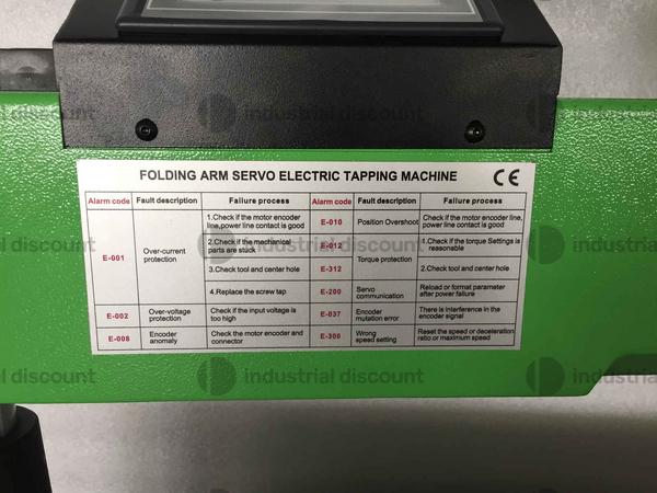 3#9851 FREUTEK LON0003/D Maschiatrice elettrica DIN M3-16 in vendita - foto 7