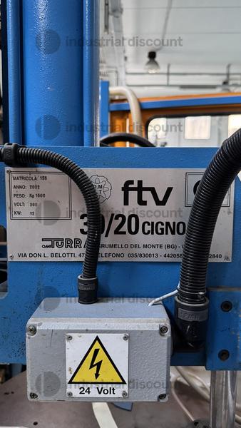 1#9856 Pressa Turra Cigno 30/20 ad iniezione verticale in vendita - foto 3