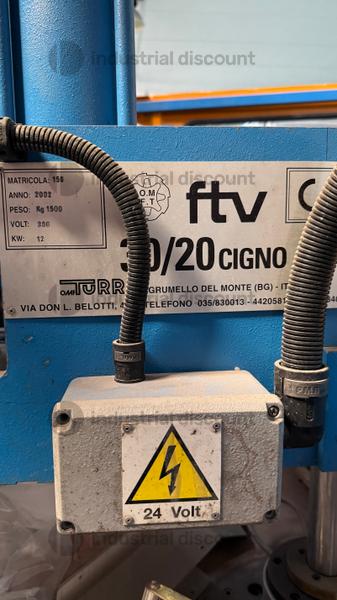 3#9856 Pressa Turra Cigno 30/20 ad iniezione verticale in vendita - foto 3