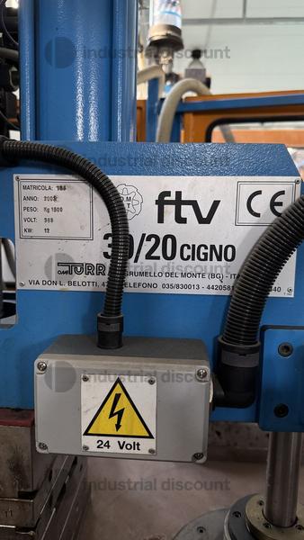 3#9856 Pressa Turra Cigno 30/20 ad iniezione verticale in vendita - foto 13