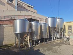 Serbatoio in acciaio inox per lavorazione della birra - Lotto 2 (Asta 9860)