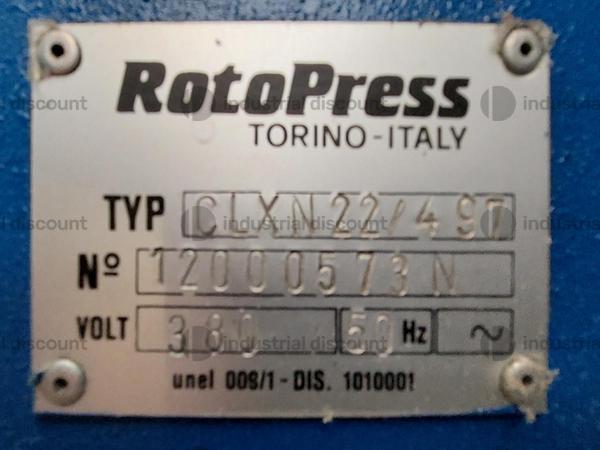 2#9875 Pressa Rotopress in vendita - foto 2
