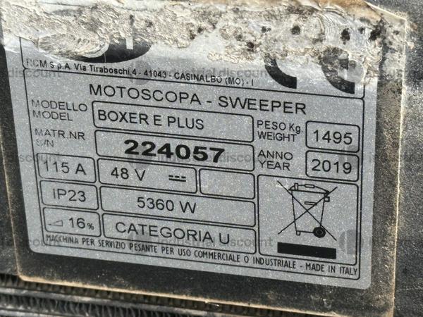 1#9930 Spazzatrice RCM Boxer plus in vendita - foto 3