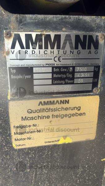 7#9932 Rullo Ammann AC 70 in vendita - foto 3