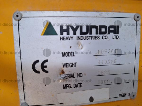 1#9978 Carrello elevatore Hyundai HDF30II in vendita - foto 5