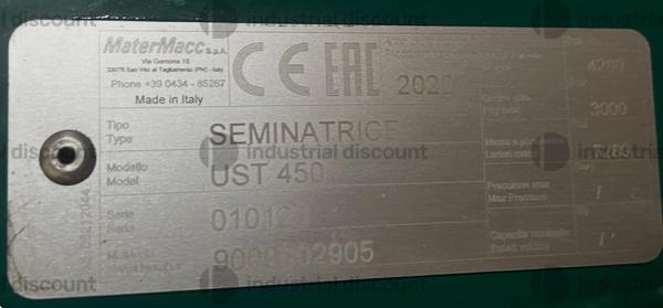 1#9981 Seminatrice Matermacc UST 450 in vendita - foto 3