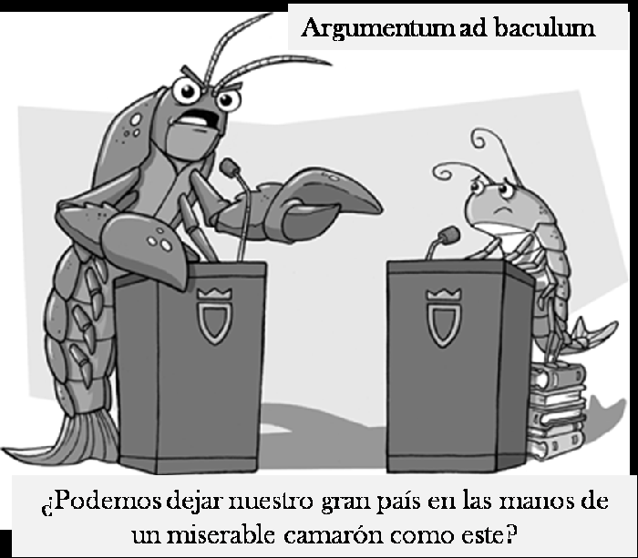Resultado de imagen para falacia ad baculum imagenes