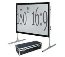 Hire 180 Inch Fast-Fold Projection Screen - 16:9, Front or Rear Projection - Image 1