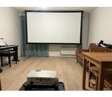 Hire 120 Inch Fast-Fold Projection Screen - 16:9, Front or Rear Projection - Image 1