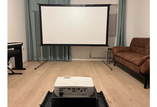Hire 90 Inch Fast-Fold Projection Screen - 16:9, Front Projection - Image 1