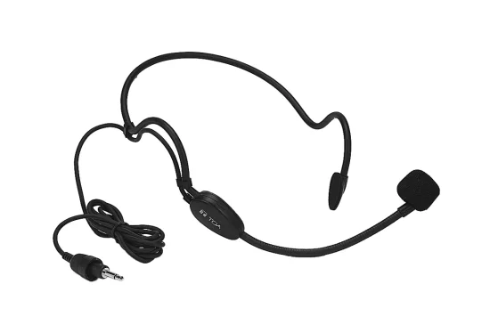 Hire Headset Microphone for Silent Disco Transmitter (Battery-Powered) - Image 1