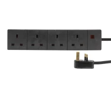 Hire 13A Power Extension Cable - 10m, 4-Socket - Image 1