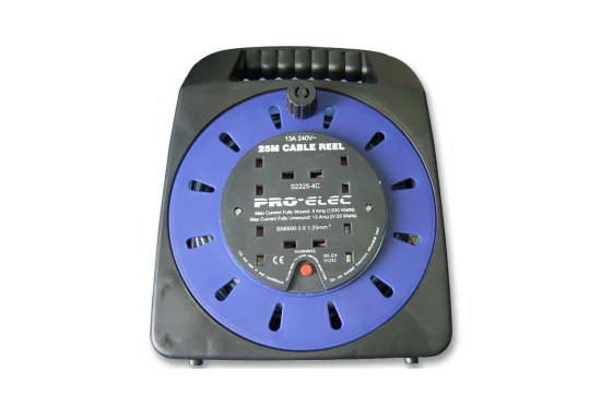 Hire 13A Power Extension Reel - 25m, 4-Socket - Image 1