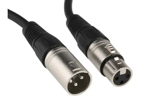Hire XLR Plug > XLR Socket Cable - 5m - Image 1