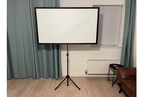 Hire 60 Inch Tripod Projection Screen - 16:9, Front Projection - Image 1