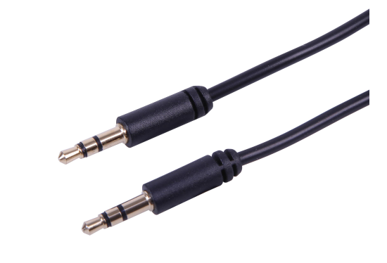 Hire Aux Cable (3.5mm Stereo Jack Plug > 3.5mm Stereo Jack Plug) - 2m - Image 1