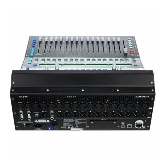 Hire Allen & Heath SQ5 Audio Console - Image 2