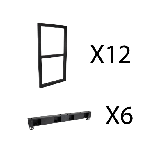 Hire Haus Productions LED Video Wall Ground Support Frame Kit - 6x3m Video Wall - Image 1