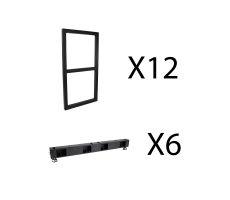 Hire Haus Productions LED Video Wall Ground Support Frame Kit - 6x3m Video Wall - Image 1