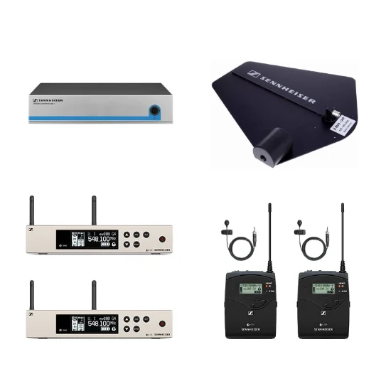 Hire Sennheiser 2-Way G3 Lapel Radio Mic Rack - Image 1