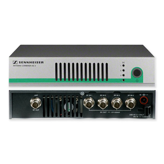 Hire Sennheiser AC3 Antenna Combiner - Image 1