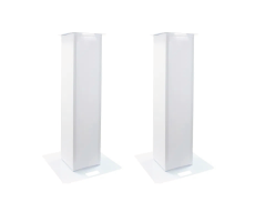 Hire Equinox 1m DJ Lighting Podium with White Scrim (Pair) - Image 1