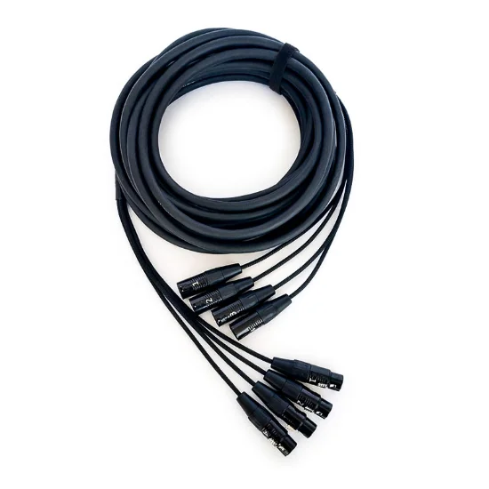 Hire 4-Way XLR Loom 3m - Image 1
