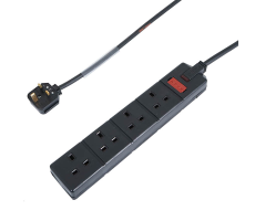 Hire 13A 4-Way Extension Lead 3m - Image 1