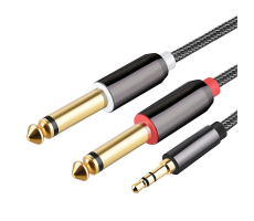 Hire Aux Cable 3.5mm to 2 x 6.3mm - Image 1