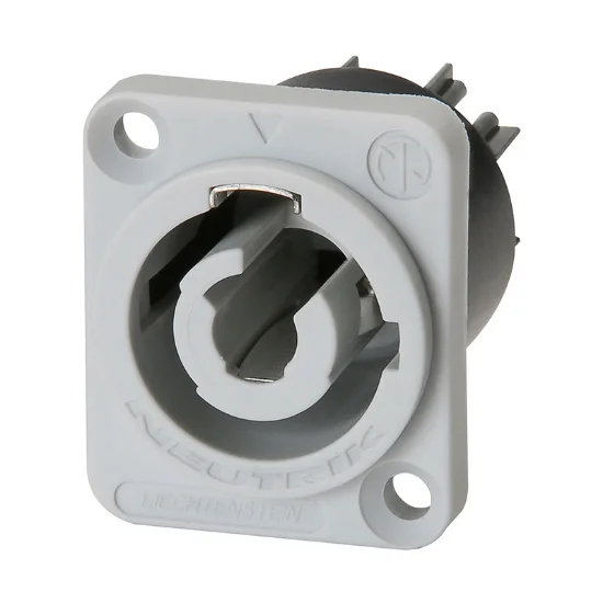 Hire Powercon Panel Mount Connector White - Image 1