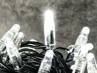 Hire White Flash LED 10m Light String 24v - Image 1