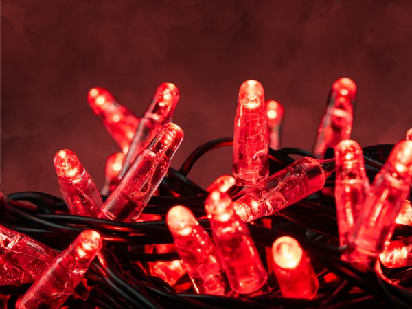 Hire Red LED 10m Light String 24v - Image 1