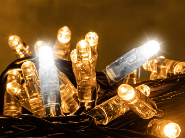 Hire Warm White Flash LED 10m Light String 24v - Image 1