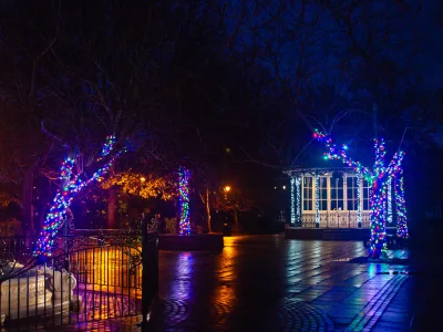 Hire Multicoloured Flash LED 10m Light String 24v - Image 2