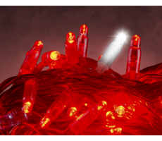 Hire Red Flash LED 10m Light String 24v - Image 1