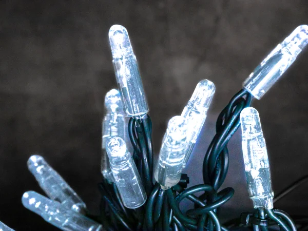 Hire Warm White and White LED 5m Satellite Controlled Light String 230v - Image 2