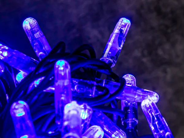 Hire Blue LED 10m Light String 230v - Image 1
