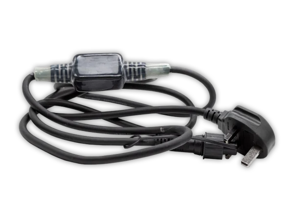 Hire 230v Power Lead with 3A AC/DC Convertor - Image 1