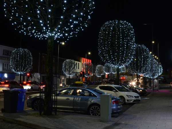 Hire White LED 10m Light String 230v - Image 3