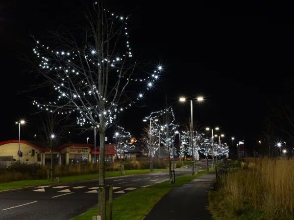 Hire White LED 10m Light String 230v - Image 4