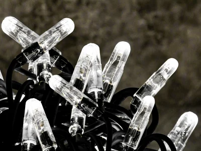 Hire White LED 10m Light String 230v - Image 1