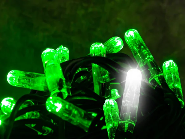 Hire Green Flash LED 10m Light String 230v - Image 1