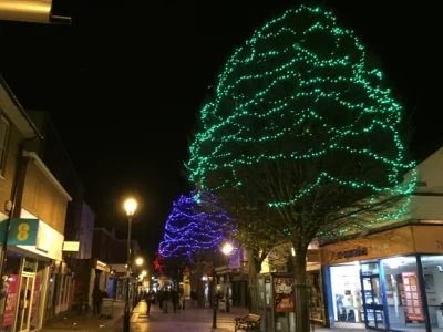 Hire Green LED 10m Light String 230v - Image 2