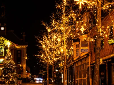 Hire Warm White Flash LED 10m Light String 230v - Image 7
