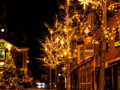 Hire Warm White LED 10m Light String 230v - Image 3