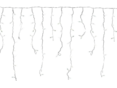 Hire White Flash LED 5m x 1m Icicle Lights 230v - Image 1